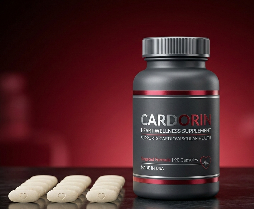 Cardorin – prehransko dopolnilo za srce in ožilje, steklenička 60 kapsul